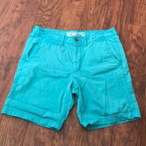 Men’s AE Prep Length Shorts 33 Aqua